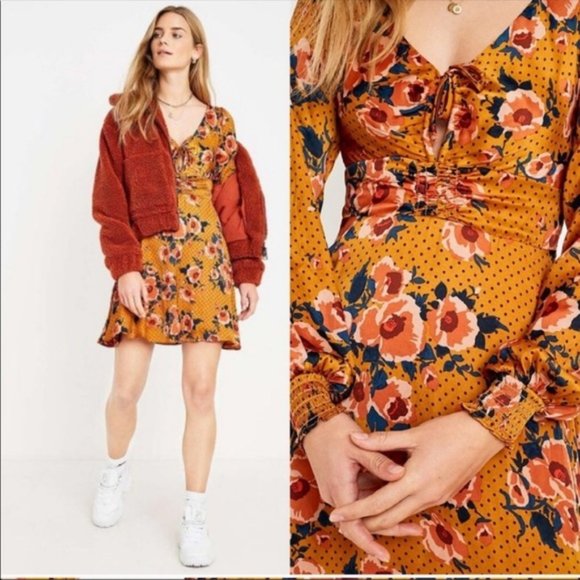 Free People Morning Light Mini Dress Size 4 - Picture 2 of 5